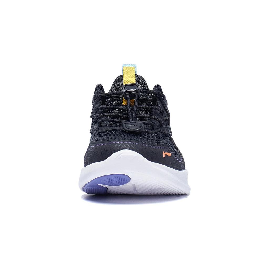 Li Ning Kids Ling Yue 3.5 Comfortable Shock Absorbing Durable Low Top Running Shoes Kids running shoes Black YKNT090-1