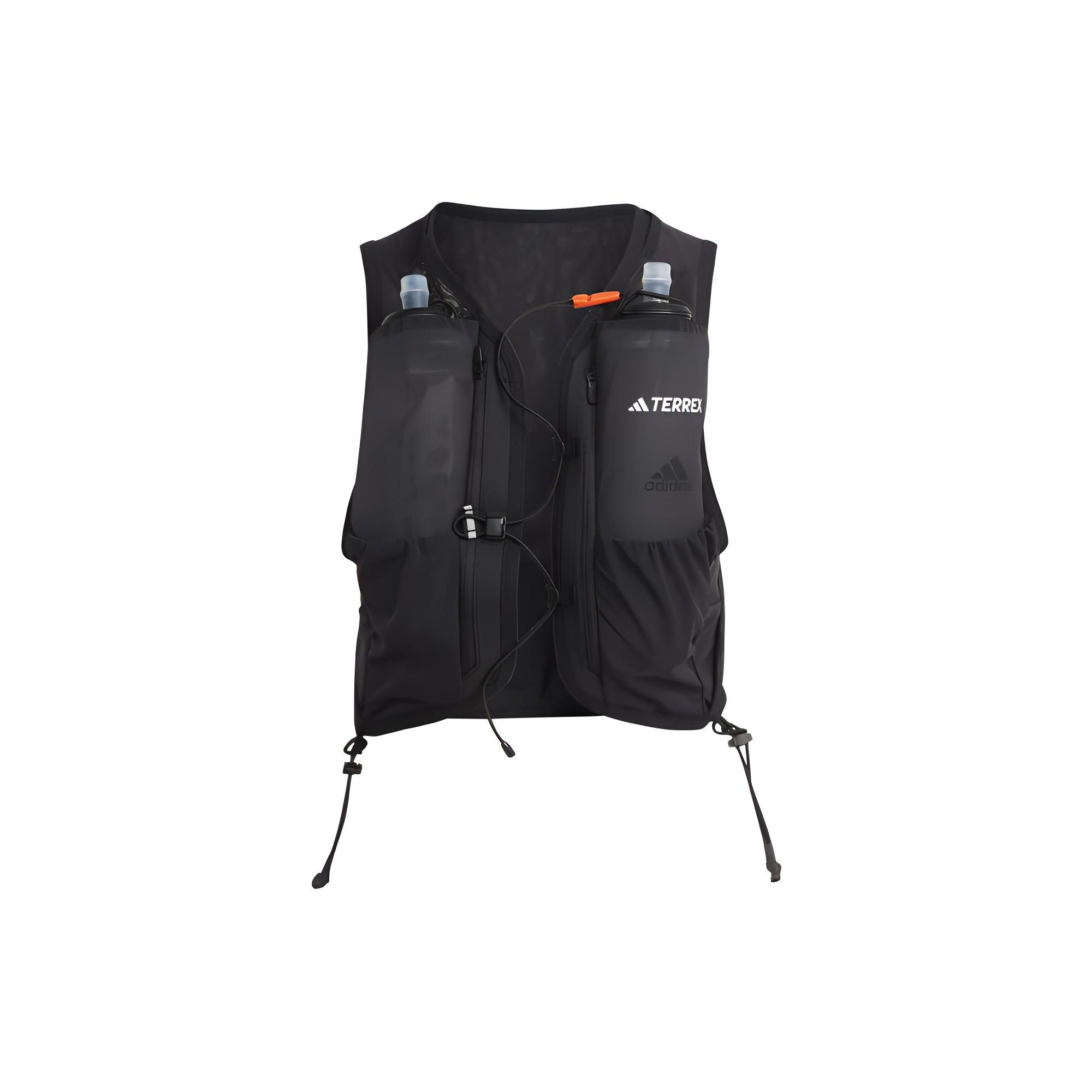 

Adidas Terrex 5-слойный жилет для трейлраннинга Aeroready с принтом логотипа-буквы, рабочий жилет, женский жилет, черный IB2786 L