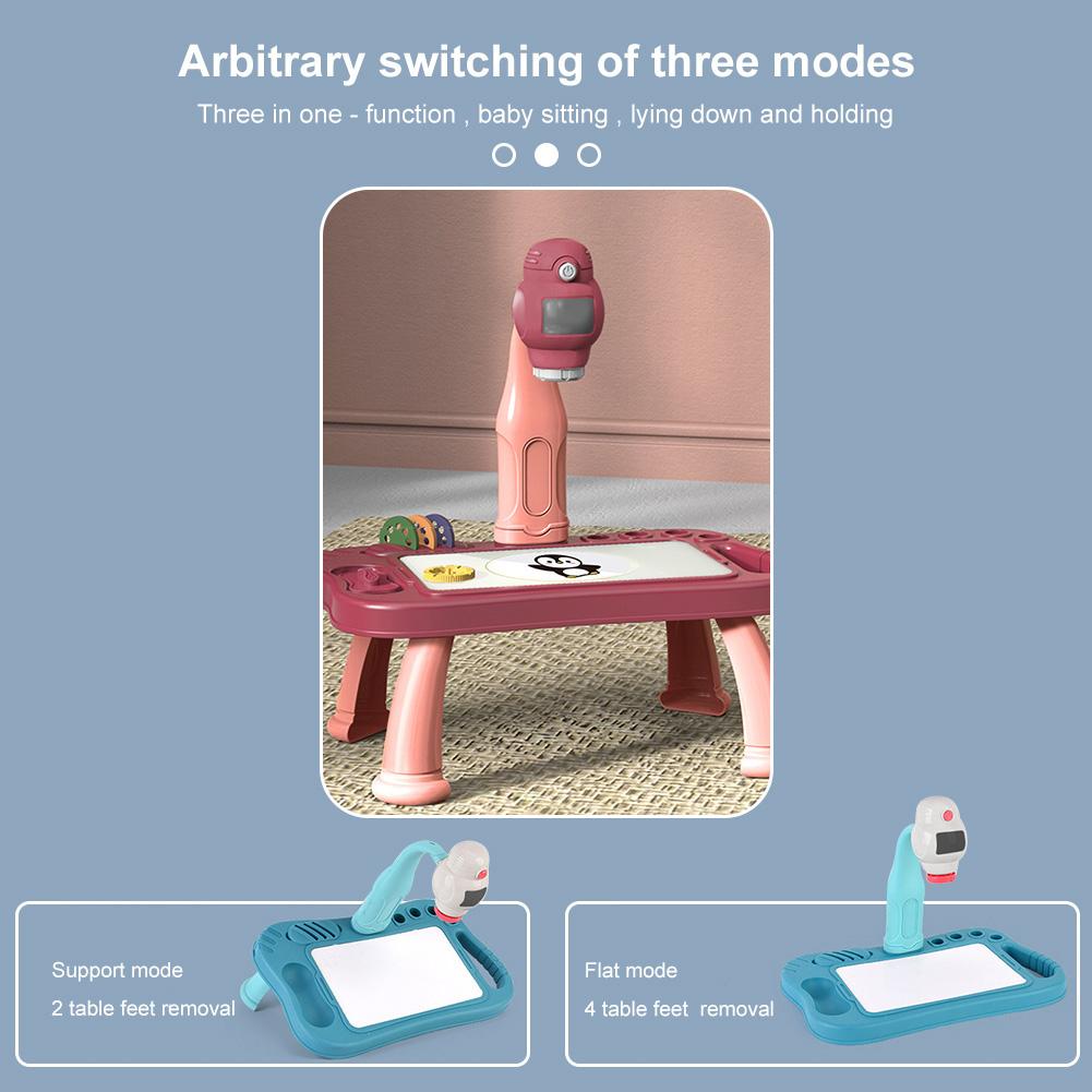 LED-Projektor Kunst Zeichentisch Spielzeug für Kinder Malbrett Lernen