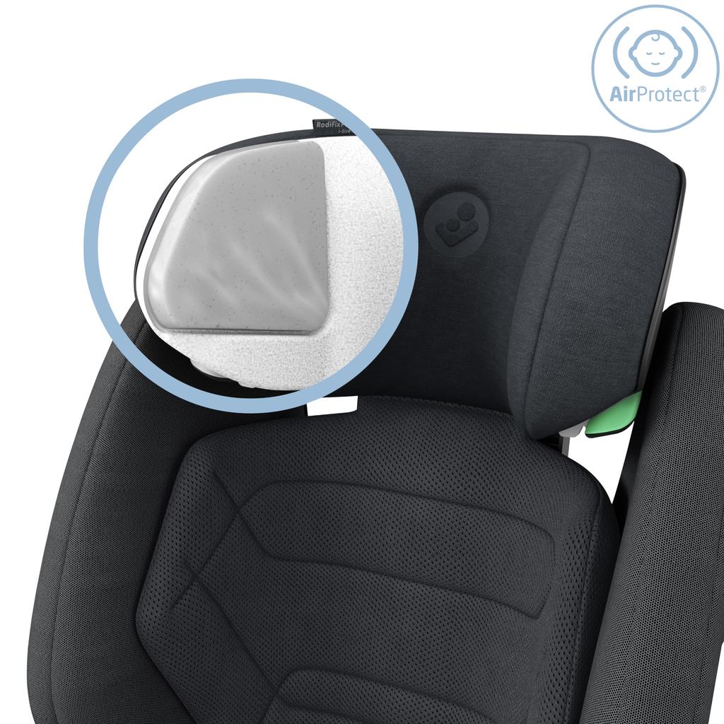 Compatible with Both ISOFIX and Seat Belt Fixation RODIFIXPRO2 AUTHENTICGRAPHITE Rodifix Pro 2 Authentic Graphite 3 and a Half Years Old and Up