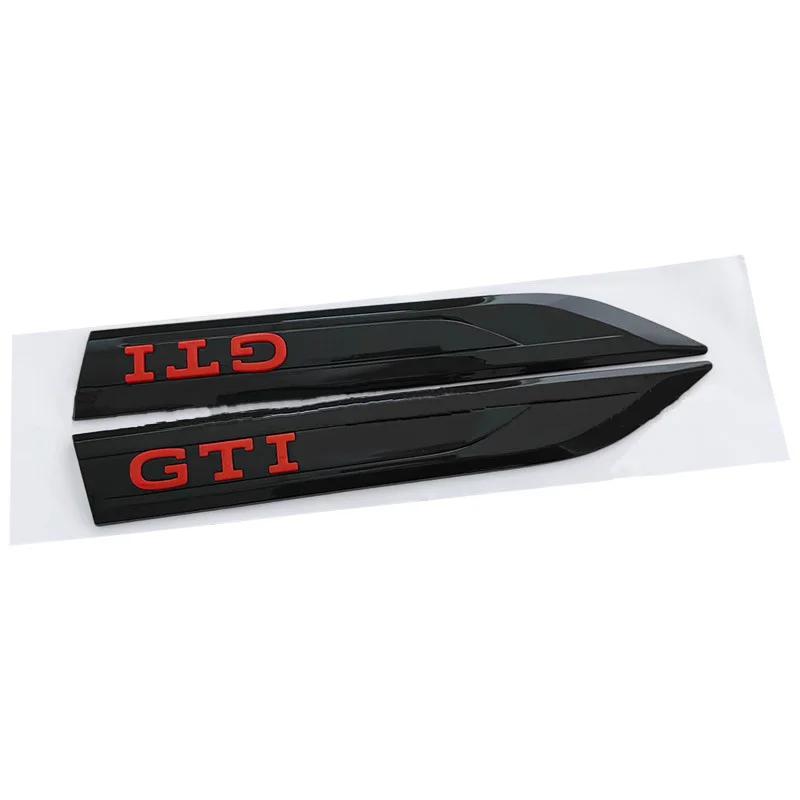 Hot 2pcs Rline R GTI GLI Emblem Car Fender Side Wing Auto Sticker Accessories For Volkswagen VW Golf MK8 Polo Passat Magotan Tig