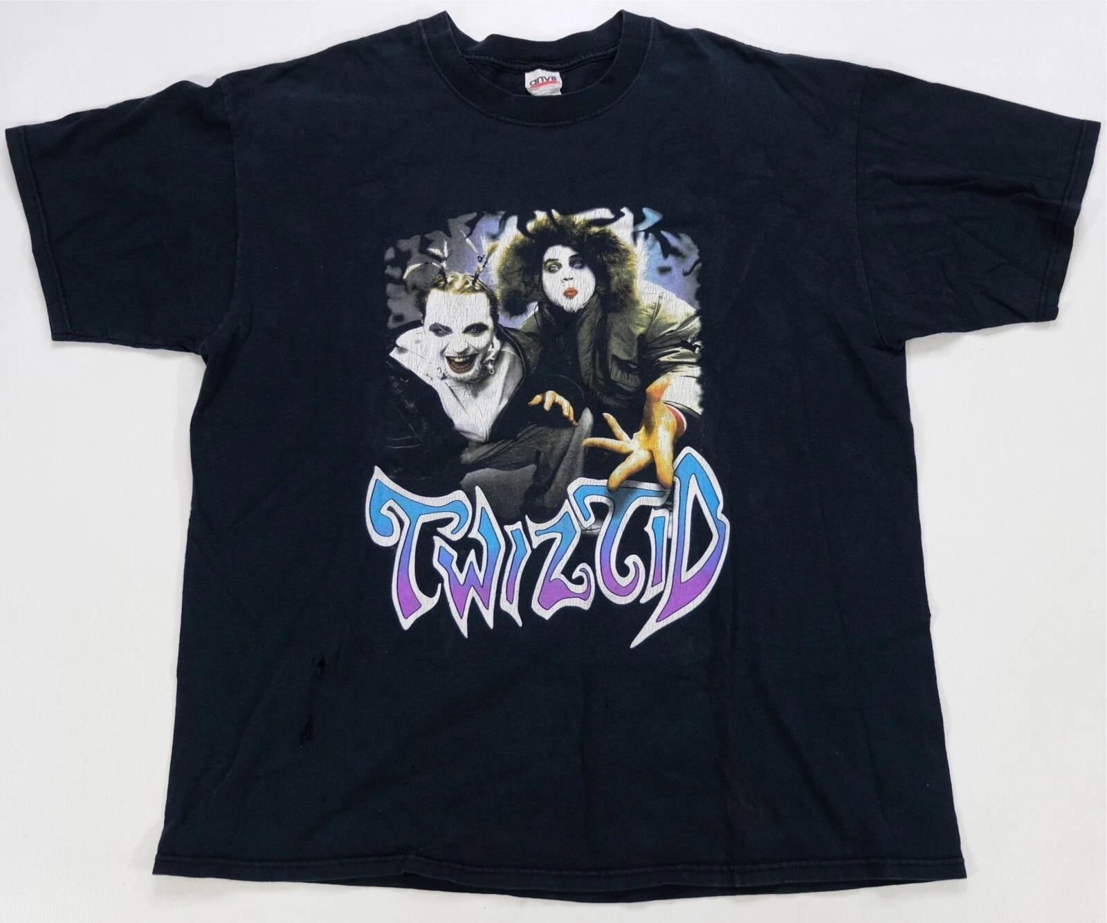 Rare VTG ANVIL Twiztid America’z Nightmare Insane Clown Posse ICP T Shirt 90s XL M