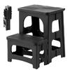 Step Easy To Fits In Narrow 42cm for Car Use Stool/ladder, 2-step, Foldable, Carry, Stable, Spaces, High, Washing, Entryway, Toilet, Indoor/outdoor
