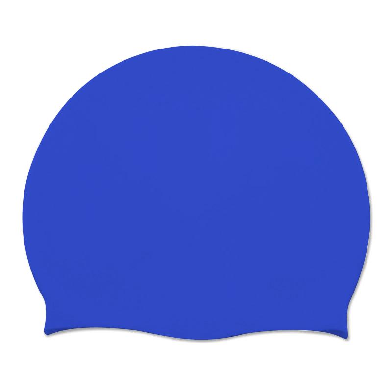 Competition Silicon Swim Caps Water-proof Swimming Hats Customized Logo Swimming Caps L синий