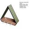 Window Bird Feeder Large Clear Wooden Bird Feeder with Strong Suction Cups And Detachable Seeds Tray for Outside Bird Viewing