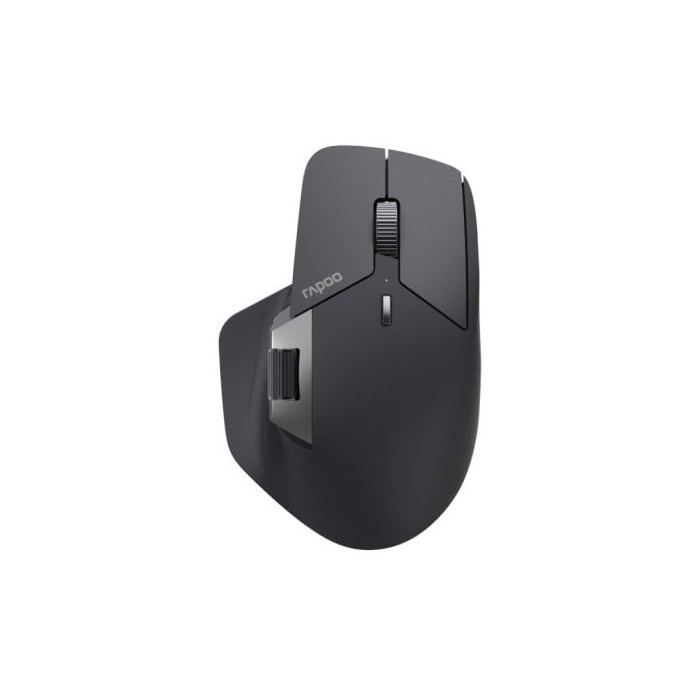 Ratón Rapoo inalámbrico 4000 DPI Bluetooth multi-modo carga inalámbrica negro