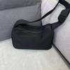 New casual men's and women's crossbody shoulder bag cloth waterproof, lightweight, simple and versatile, trendy and cool literary large-capacity bag
