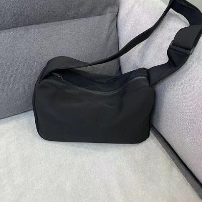 

New casual men s and women s crossbody shoulder bag cloth waterproof, lightweight, simple and versatile, trendy and cool literary large-capacity bag