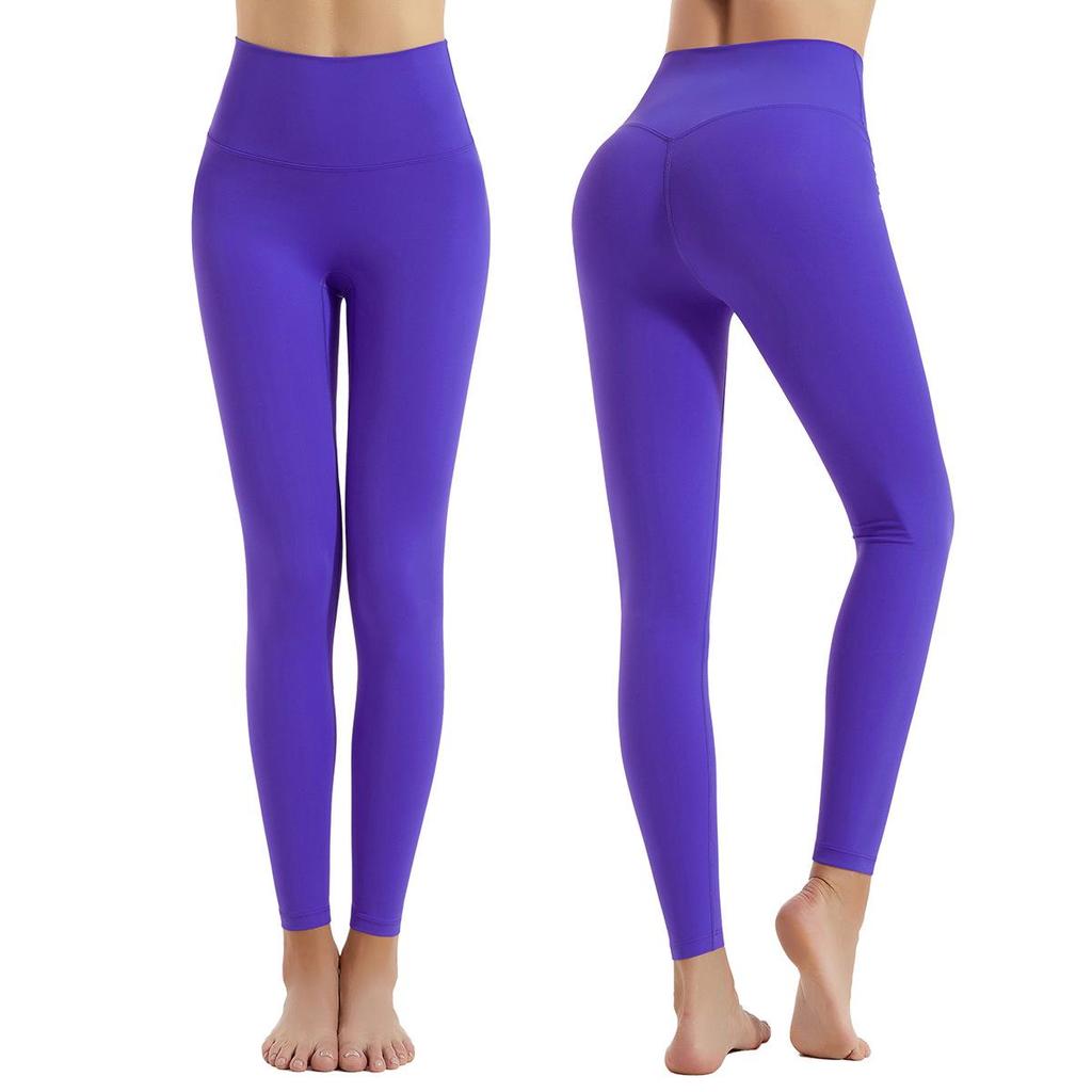 Calça de Yoga Feminina de Malha de Seda de Cintura Alta - Primavera/Verão, Levanta Bumbum, Secagem Rápida, Absorção de Suor, Calça de Corrida.