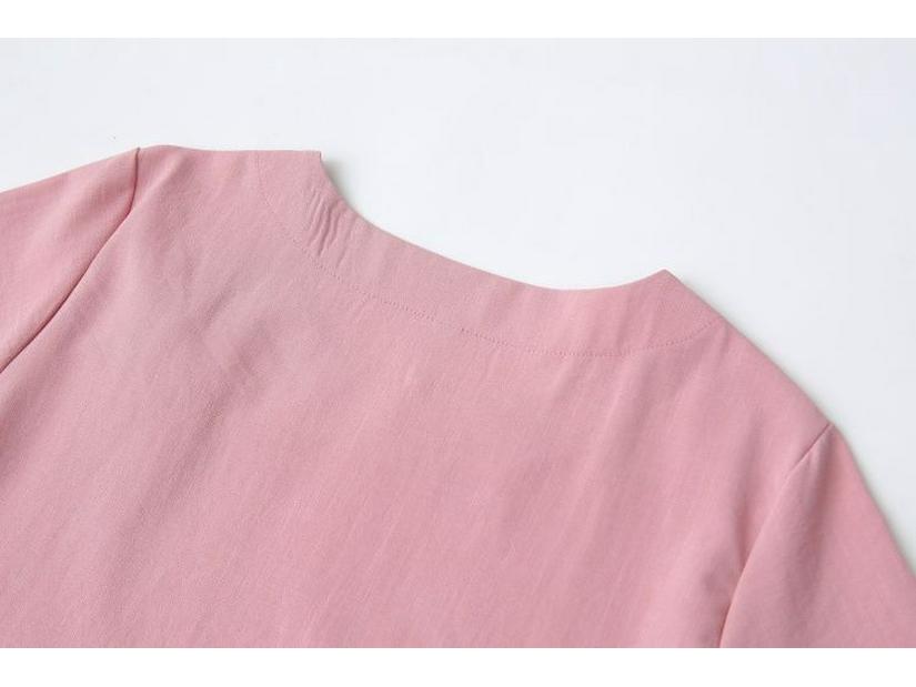 Mom's Summer Casual Chinese-Style Short Sleeve Outfit - 2026 Middle-Aged & Elderly Women's Wear
