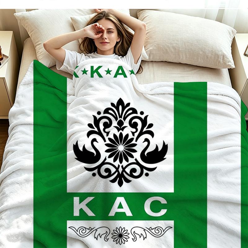 KAC kenitra athletic club Print Flannel Blanket High Quality Warm Comfortable Cover for All Seasons Perfect for Gifts Home Decor