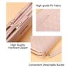 Double Zipper Long Wallet For Women Simple Female Purses Coin Purse Card Holder Fashion Retro Large Capacity
