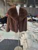Spot Clearance Europe, America Autumn and Winter Explosive Ins Imitation Fur Jacket Women's Short Fox Hair