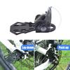 2Pcs MTB Rear Seat Footrest Mounted On Back Wheel Bike Pedals Folding Footboard Cycling Accessories Non-slip Bicycle Pedals