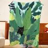 Artist A-Agathe S-Singer Throw Flannel Throw Blanket, Lightweight Cozy, Durable Washable Cute Cool