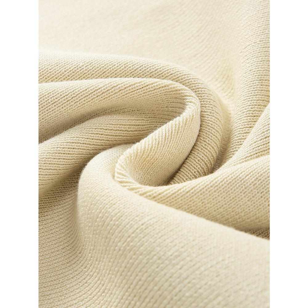 Fashion Casual Knitted Suit Pants Loose Sweater Wide Leg Pants Trousers Two-piece Daily Wear