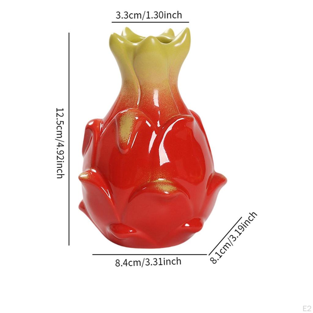 Obstförmige Keramik-Blumenvase, Ausbreitung, Schreibtisch, Tischdekoration, Organizer, Bündel