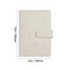 A5A6 Colorful Retro Glitter Star Moon DIY Binder Photocards Collect Book Diary Agenda Planner Cover Stationery