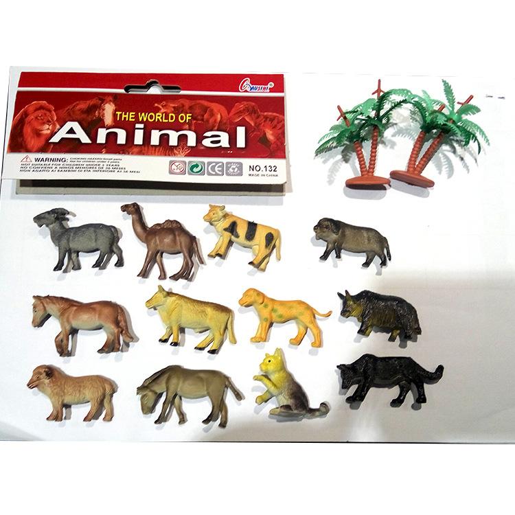Insect Spider Butterfly Fish Dinosaur Dog Cat Horse Figurine Farm Animal Model Action Figure Hot Toy Set 12pc/set