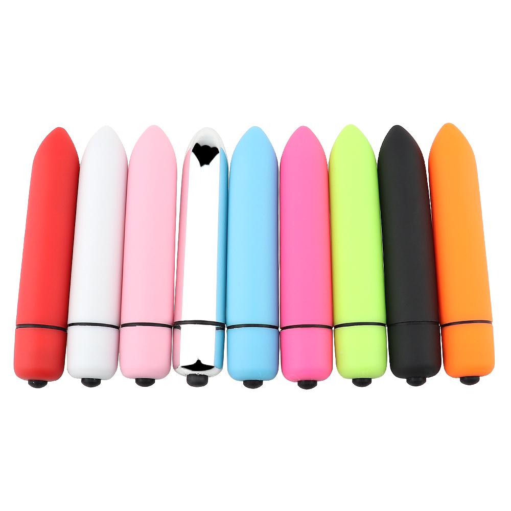 9 Colors 10 Speed Mini Bullet Dildo Vibrator Clitoris Stimulator Sex Products AV Stick Anal Sex Toys for Women