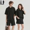 Fingercroxxit Old Money Style Polo Shirt & Shorts Set