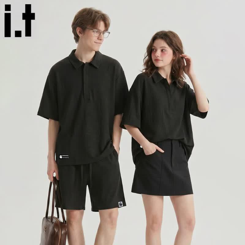Fingercroxxit Old Money Style Polo Shirt & Shorts Set