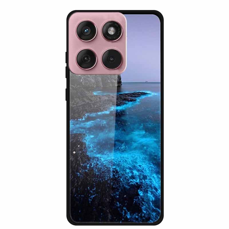 For Motorola Edge 60 60s 5G Case Hard Back Cover Tempered Glass Case For Motorola Edge 60 Fusion Phone Case Soft TPU Bumper Para