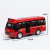 Children's Light & Sound Inertial Bus Toy with Opening Doors and Music