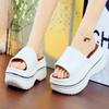 Mode Hausschuhe Plateau Hausschuhe Slides Massage Sommer Flache Schuhe Frau 2025 Hausschuhe Flaches Plateau Sommer Massage