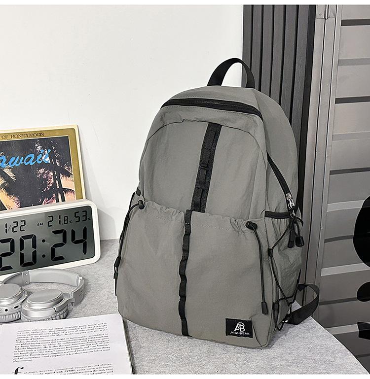 New Ins Niche Style Drawstring Casual Fashion Backpack for Both Men and Women, Lightweight Travel, Large Capacity Backpack