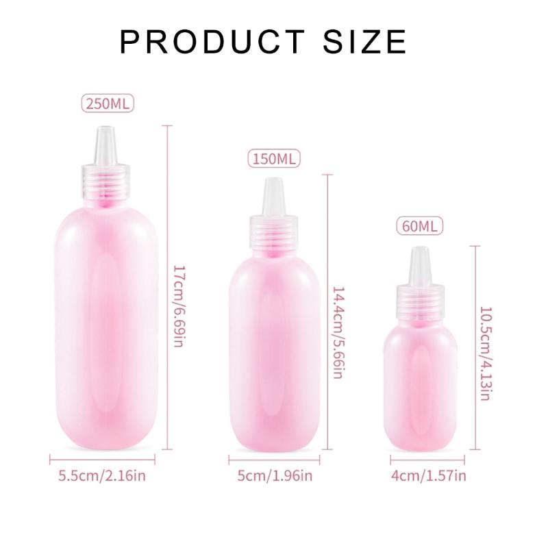 60/150/250ml Multifunctional Cosmetic Bottles Leak Proof Plastic Bottles Squeeze Bottle for Shampoo Lotion Cream