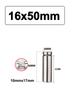 1PC of M16 Advertising Nail Stainless Steel Acrylic Nail Glass Fixing Decorative Nail Mirror Nail Cover Advertising Board Screw