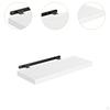 Shelf for Wall Mounted Wood Shelf,Decorative Rustic with Invisible Bracket Bedroom Nursery
