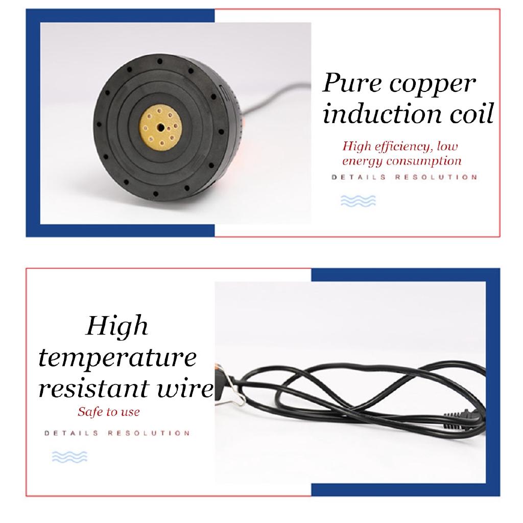220V 1200W Maszyna do zamykania nakrętek 20-100mm Elektryczna zgrzewarka indukcyjna Maszyna z pierścieniem uszczelniającym do butelek