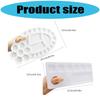 Easy Clean Children's Painting Palette Painting Dish Reusable Plastic Color Mixing Tray Art Tool For Home School Use