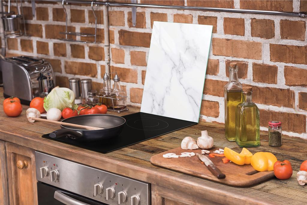 TAGLIERE IN VETRO 35x52 MARMO