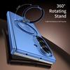 Matte Hinge Protective Case for Samsung Galaxy Z Fold8 Ultra Fold 7 6 5 4 3 Built In Magnetic Ring Kickstand Shockproof Cover Phone Bumpers