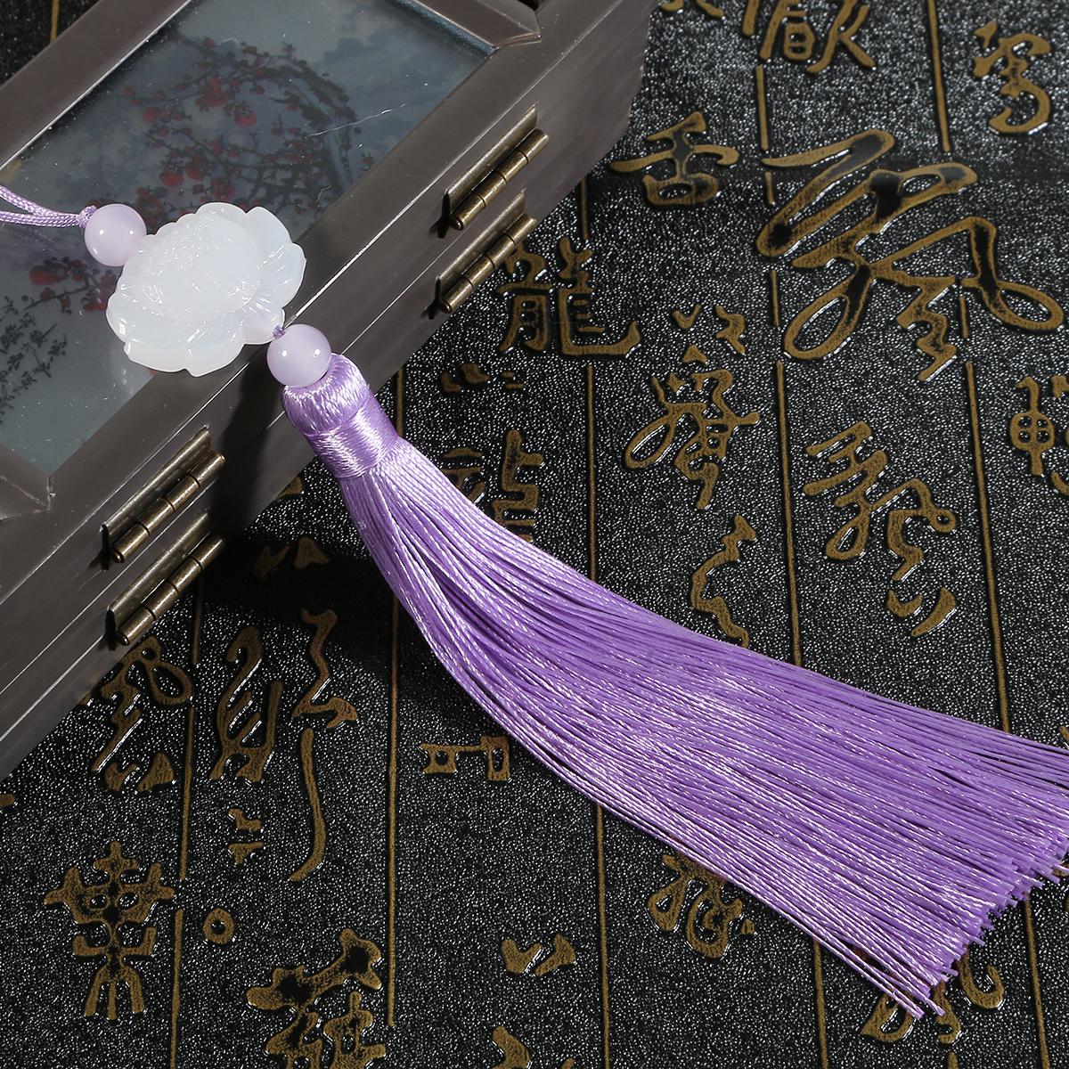 

Бахрома с кистями белого лотоса в стиле ретро для изготовления ювелирных изделий своими руками, аксессуары для трансплантации