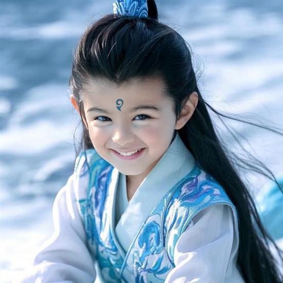 Forehead Decal Stickers for Kids Red Blue Washable Waterproof Face Tattoos for Cosplay Performances Flame Wave Designs Sticker