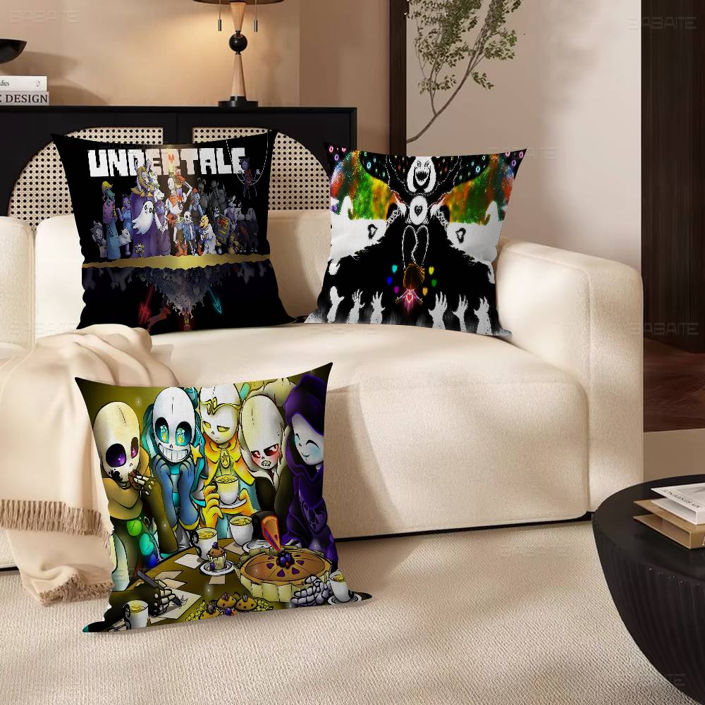 Undertale Sans Frisk Cushion Cover Decorative Pillow Sofa Home Decor case pillow cases