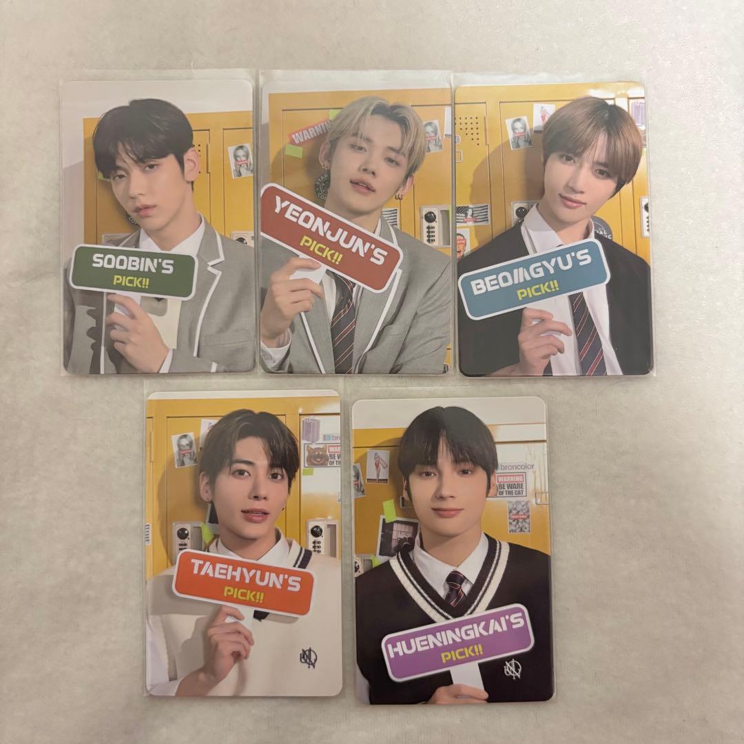 

[USED] txt soobin yeonjun beomgyu taehyun hueningkai
