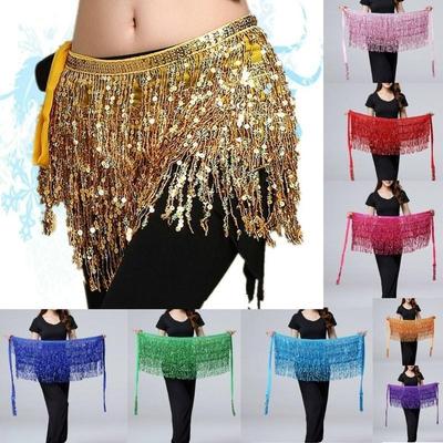 Tassels Belly Dance Waist Chain Belt Shiny  Stage Show Accessories Bellydance Costume Prop
