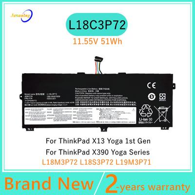 L18L3P72 Laptop Battery For Lenovo ThinkPad X390 Yoga X13 Yoga 1st Gen (2020) Series L18M3P72 L18S3P72 L19M3P71 02DL022