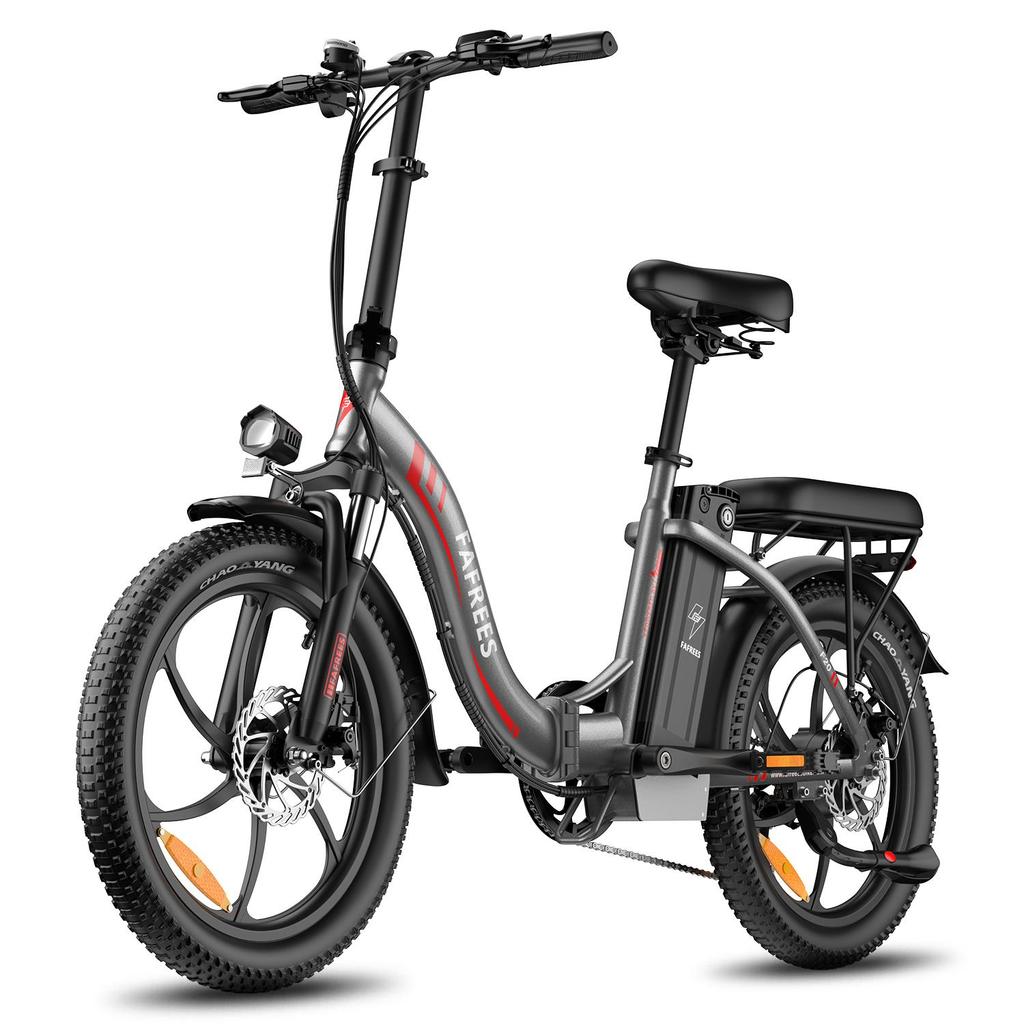 FAFREES F20 Folding Electric Bike, 250W Motor, 36V 18AH Battery