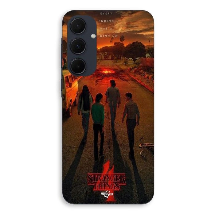 Coque Pour Samsung galaxy A55 stranger things saison 4 Maniacase