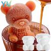 1-10PCS 3D Bear Silicone Ice Cube Mold Tray for Coffee Shop and Kitchen Chocolate Candy and Ice Cream Dessert Maker