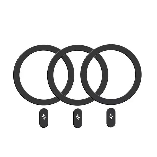 1/5 ks kovové nálepky kroužky univerzální bezdrátová nabíječka magnetické kroužky držák mobilního telefonu do auta železný plech pro iPhone 14 13 12