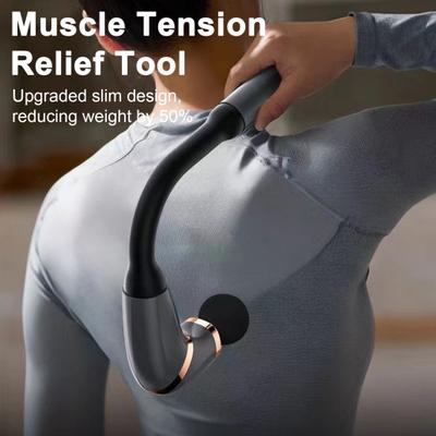 Deep Tissue Massager with Extended Handle Handheld Electric Muscle Massager