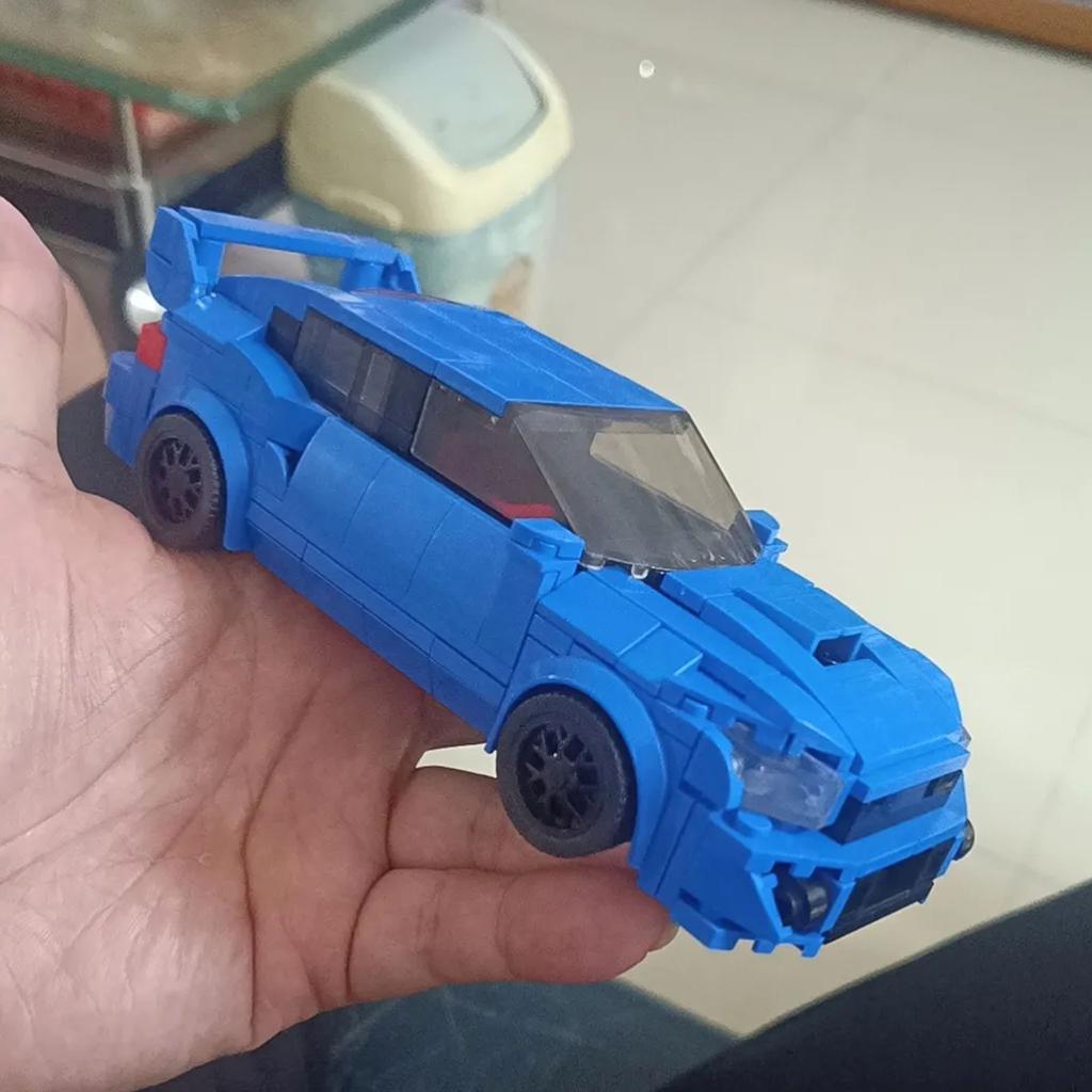 300 Stück Moc Technisches Auto Speed Blau Supercar Bausteine Modell Rennauto Bausteine Spielzeug Für Geschenke Spielzeug Stadtauto
