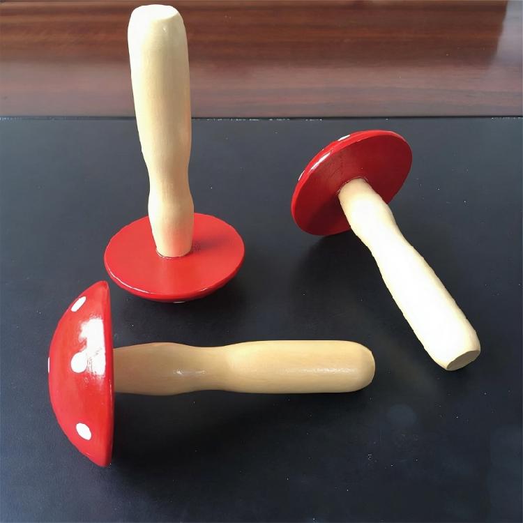 2Pcs Wood Darning Mushroom Multifunctional Fabric Mending Tool Sewing Accessory For Clothing Repair Knitting Project